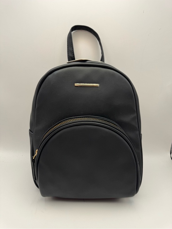Primark Handbags - Primark Black Mini Backpack with Gold Trim